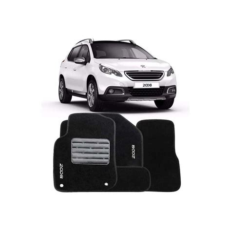 Kit Tapete Carpete Peugeot Preto Pe As