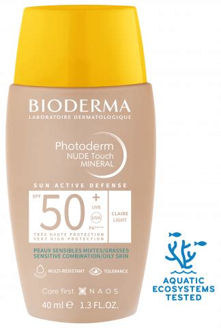 BIODERMA Photoderm NUDE Touch MINERAL SPF50 CLAIRE Слънцезащитен