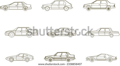 Sketch Vector Illustration Family Suv Car Stock Vector (Royalty Free ...