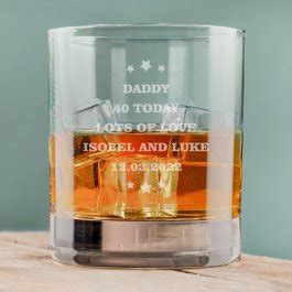 Engraved Stars Whisky Tumbler