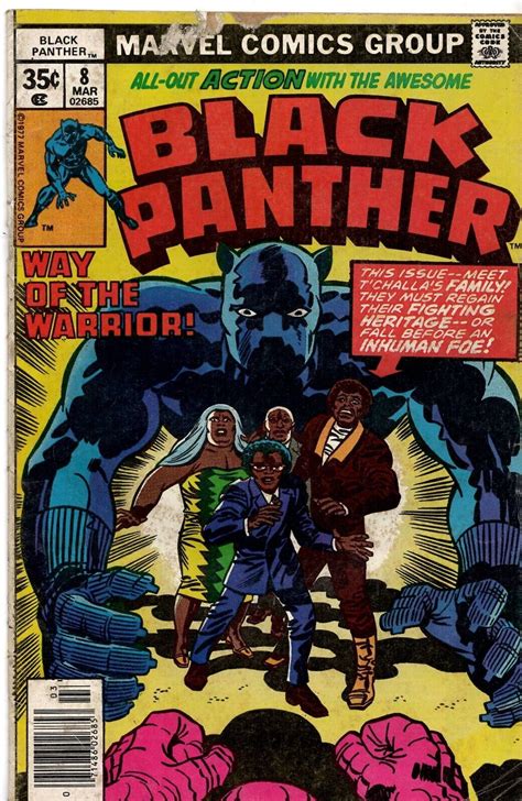 Black Panther Vintage Marvel Comics St Khanata Origin Black