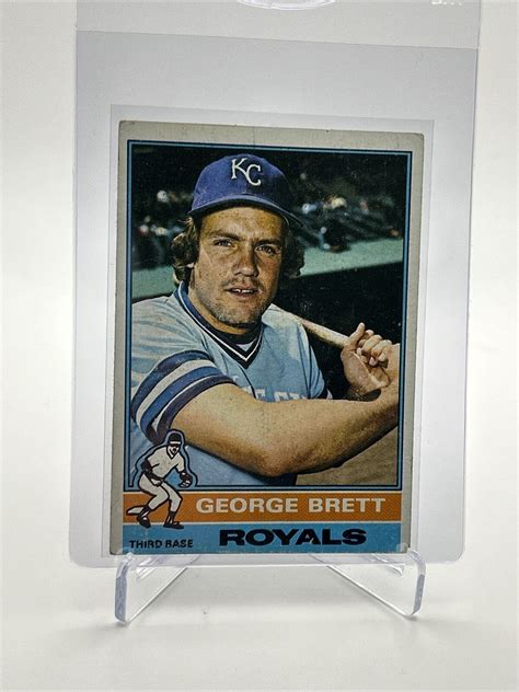 Topps George Brett Baseball Card Vg Quality Free Shipping Ebay