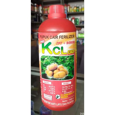 Jual Pupuk Cair Fertilizer Bio Kcl Liter Pupuk Buah Pupuk Daun