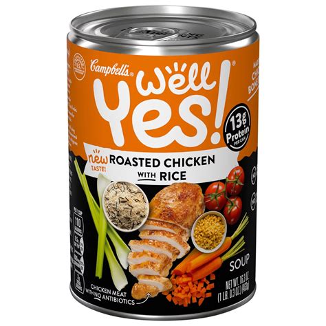 Campbells Well Yes Roasted Chicken With Wild Rice Soup Shop Soups And Chili At H E B