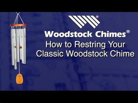 13 How To Restring Your Classic Style Woodstock Chimes YouTube