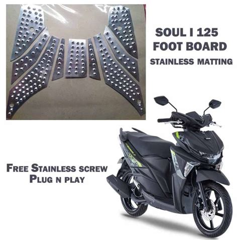 Yamaha Mio Soul I S Puzzle Matting W Stainless Screw Lazada Ph