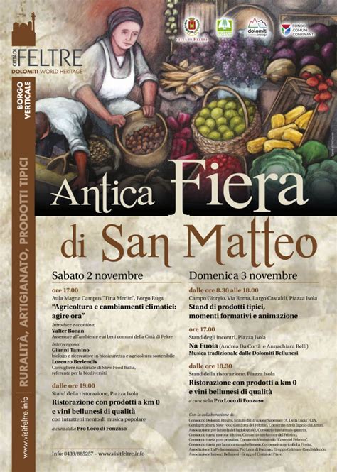 Antica Fiera Di San Matteo A Feltre Fiere Veneto Belluno Feltre