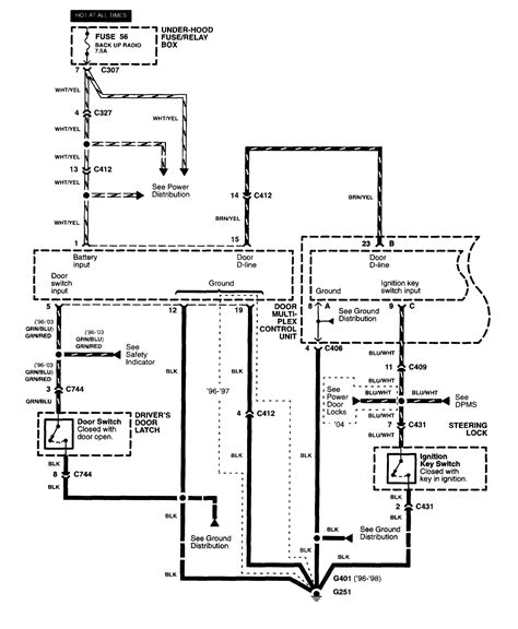 Acura Rl Wiring Diagrams Key Warning Carknowledge Info