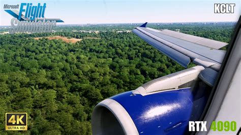 Rtx Spectacular Landing Into Charlotte Douglas Ultra