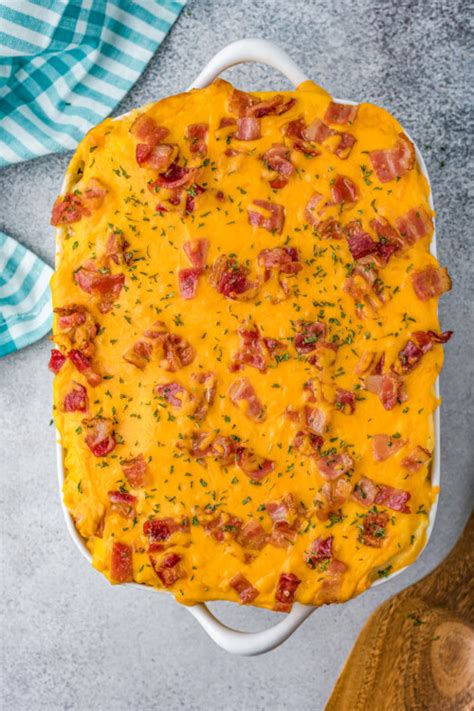 Loaded Potato And Meatloaf Casserole The Novice Chef