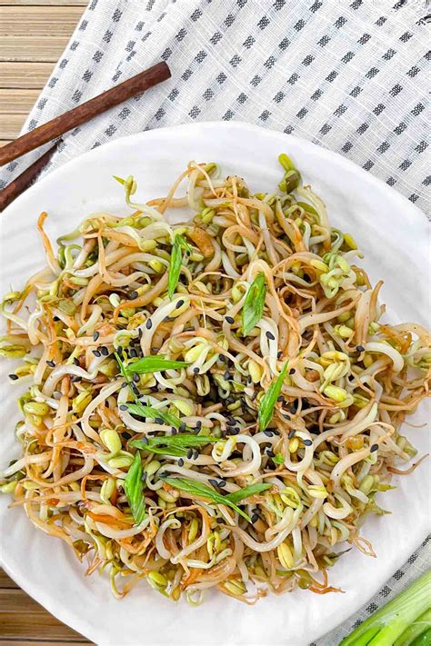 Bean Sprouts Stir Fry (Vegan) - Vegan Blueberry