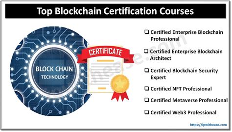 Top Blockchain Certification Courses To Land A Six Figure Job In 2024 Ip With Ease