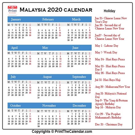 Public Holidays In Malaysia 2022