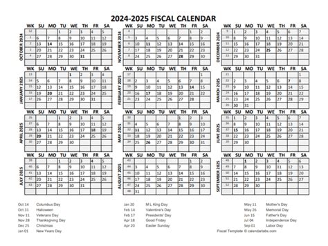 2024 Fiscal Calendar Sadie Collette