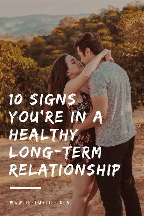 Signs You Re In A Healthy Long Term Relationship Relationship