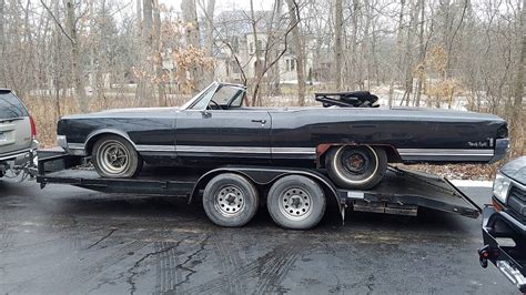 Triple Black Project 1965 Oldsmobile 98 Convertible Barn Finds