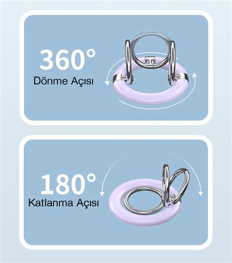 Ring Manyetik Magsafe Cep Telefonu Yüzük Tutucu beyaz Fiyatları ve