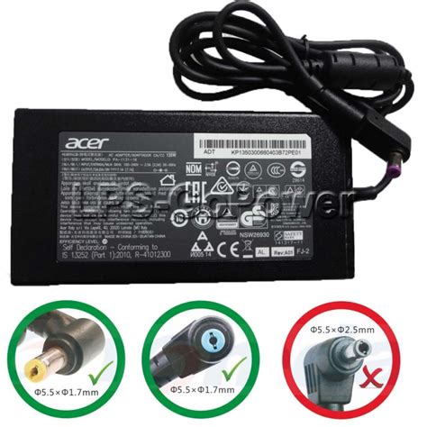 Original 135W Acer Nitro 5 Laptop AN515 51 AC Adapter Charger Free