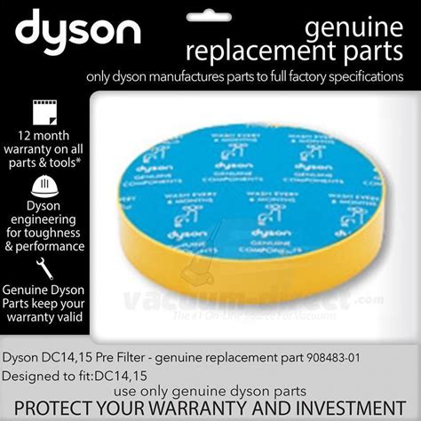 Dyson vacuum filter for DC14 and DC15 vacuums 908483-01 – Vacuum Direct