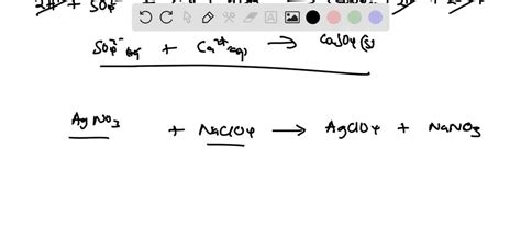 Solved Use The Solubility Rules To Predict The Products Of The Following Reactions In Each Case