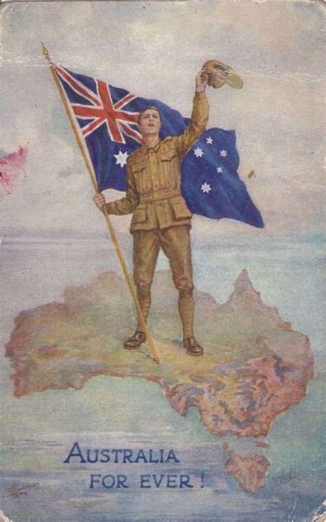 Australia For Ever Australian Vintage Australia History Ww1 Posters