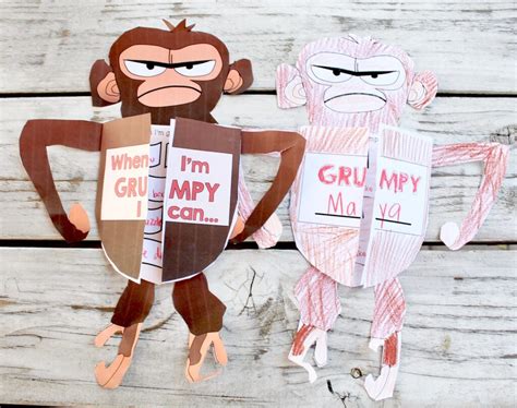 Maistorybook Grumpy Monkey When Im Grumpy Monkey Craft