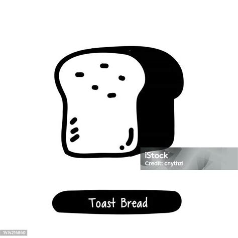 Ilustración de Icono De Tost Bread Símbolo De Ilustración Vectorial De Estilo Moderno y más ...