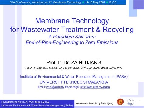 Membrane For Wastewater Treatment Recycling Aquaenergy Expo