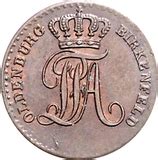 1 Pfennig Paul Frederick August Principality Of Oldenburg