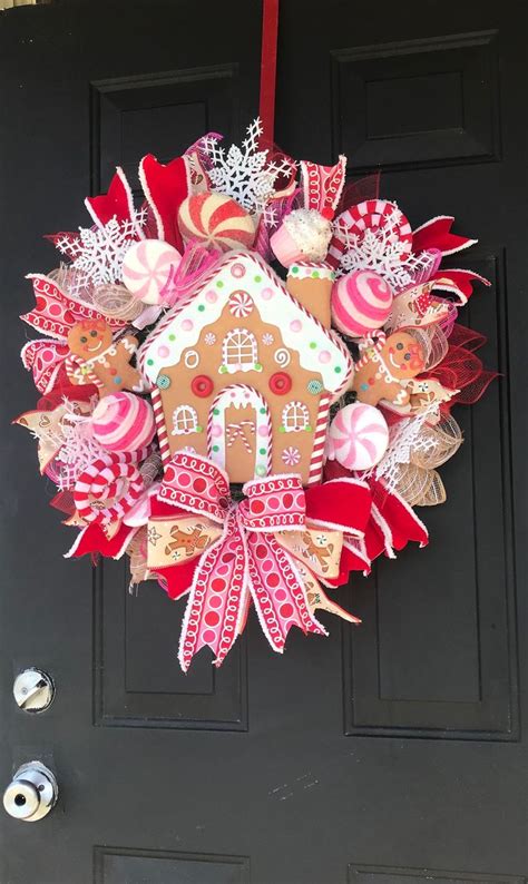 Gingerbread Wreath, Gingerbread Christmas Wreath, Gingerbread Man ...