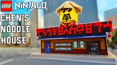 CUSTOM LEGO NINJAGO CHEN S NOODLE HOUSE MOC YouTube