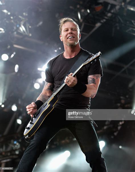 Photo of METALLICA, James Hetfield singer and guitarist of U.S. rock ...