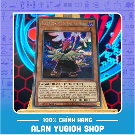 Uk B I Yugioh Ch Nh H Ng Blackwing Vayu The Emblem Of Honor