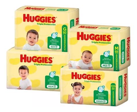 Pa Ales Huggies Triple Protecci N M G Xg Xxg Pack Ahorro G Nero Sin