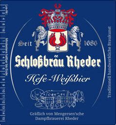 Hefe Wei Bier Schlo Brauerei Rheder Untappd