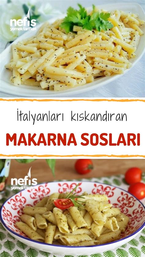 Makarna Sosları Kolay ve Değişik 10 Tarif Nefis Yemek Tarifleri