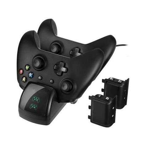 Chargeur Pour Manette Xbox One Avec 2 X Batteries Rechargeables De