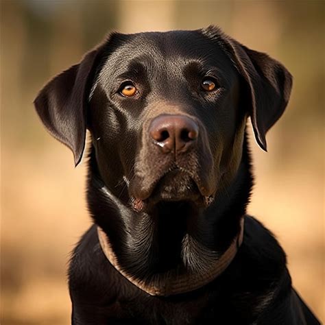 Fundo cinematográfico de cachorro labrador retriever Foto Premium