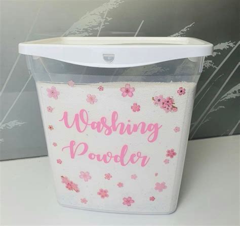 Personalised Washing Powder Box With Handle 6 Litre Etsy