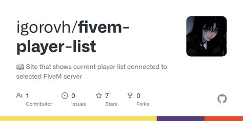 GitHub - igorovh/fivem-player-list: 📖 Site that shows current player ...