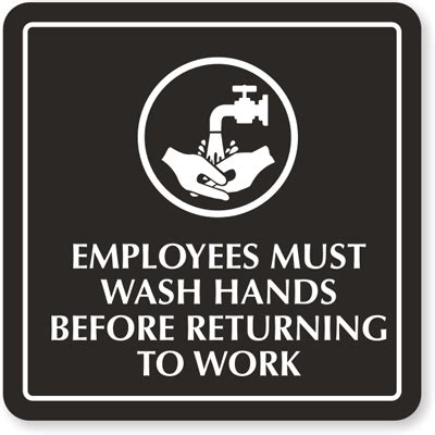 Employees Must Wash Hands Sign - All You Need Infos