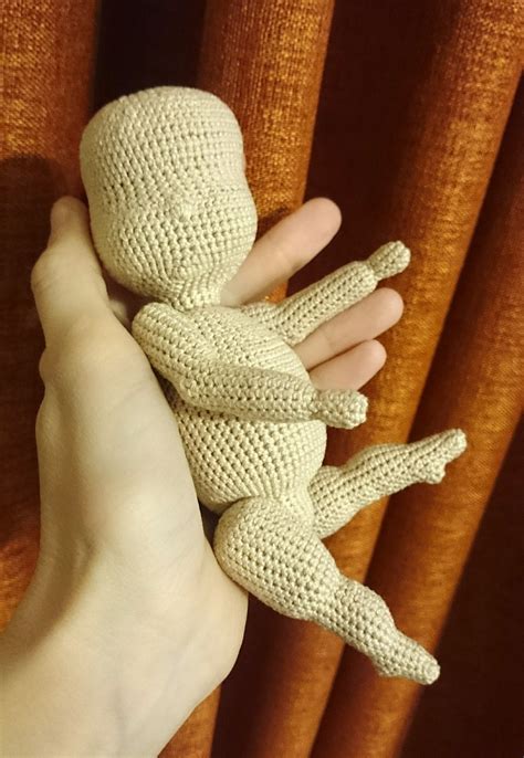 Crochet PATTERN Newborn Doll Body In English Handmade Doll Etsy