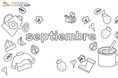 Dibujos De Septiembre Para Colorear