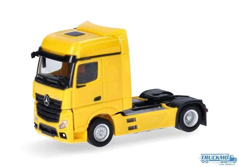 Herpa Mercedes Benz Actros Bigspace 18 2achs Gelb 309189 004 TRUCKMO