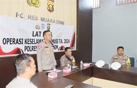 Lat Pra Operasi Keselamatan Musi Meningkatkan Kesadaran Dan