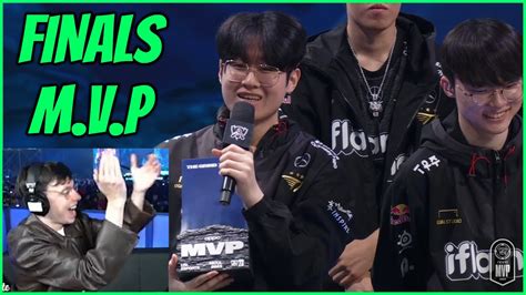 Caedrel Reacts To Zeus Getting Worlds Finals Mvp Youtube