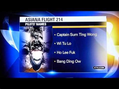 ‘Captain Sum Ting Wong’ crashes plane in unbelievable TV news prank | tariq.ca