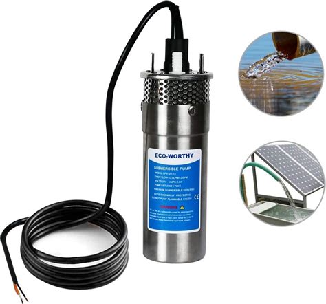 ECO WORTHY 24V DC Stainless Solar Powered Submersible Water Well Pump 3