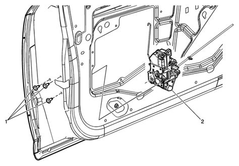 Front Side Door Latch Body And Frame Chevrolet Cobalt Service And Repair Manual Cheviguide