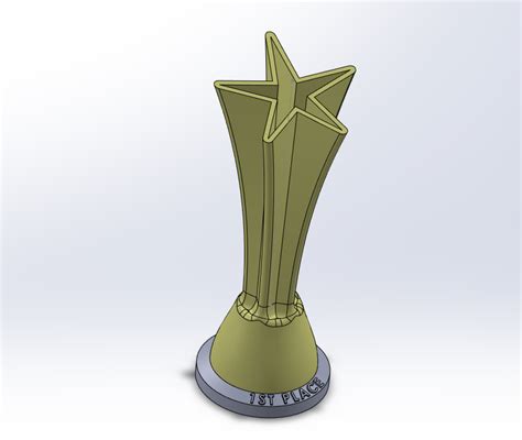 Fichier STL Trophée Tu es une étoileObjet pour imprimante 3D à